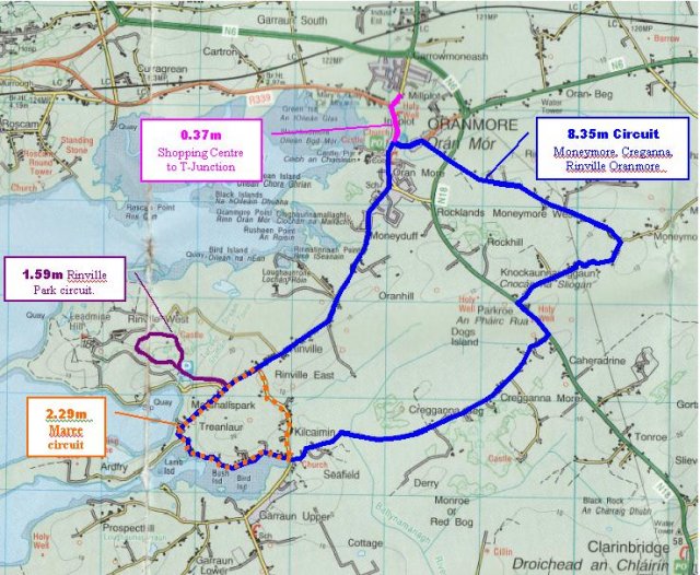 Oranmore, Moneymore, Rinville Route